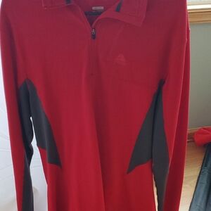 Nike ACG Red and Gray Pullover